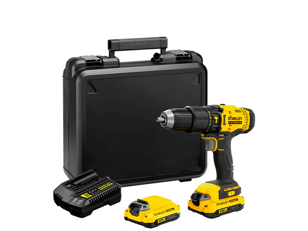 PARAFUSADEIRA/FURADEIRA DE IMPACTO 20V 2 BATERIAS SCD711C2K STANLEY