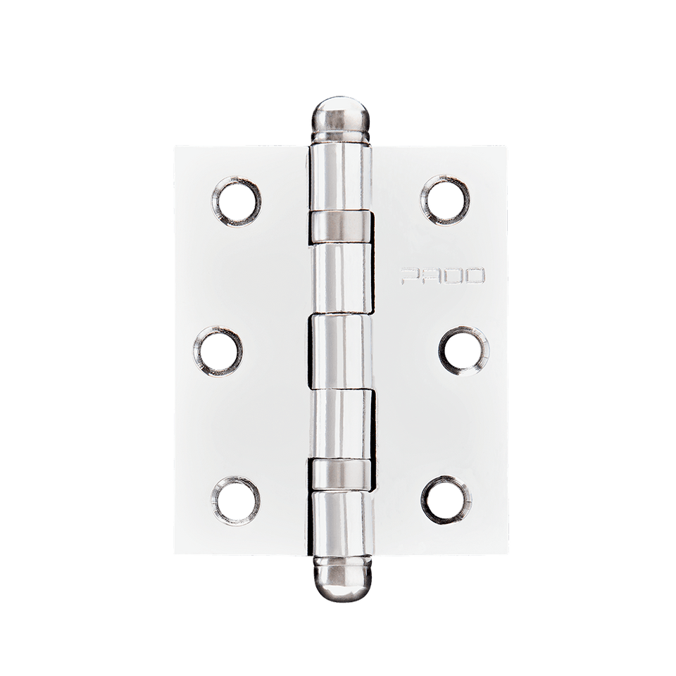 DOBRADIÇA RESIDENCIAL SM 3530 AÇO CROMADO ACETINADO 58018350 PADO