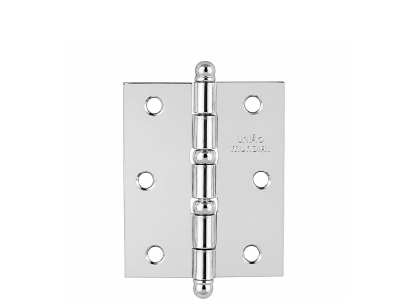 DOBRADIÇA AÇO 3.1/2" X 3" FCR COM ANEL 620404 UNIÃO MUNDIAL