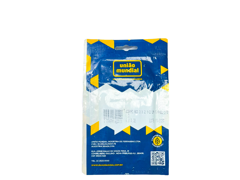 DOBRADIÇA 3" X 2.1/2" FLO 620108 UNIÃO MUNDIAL
