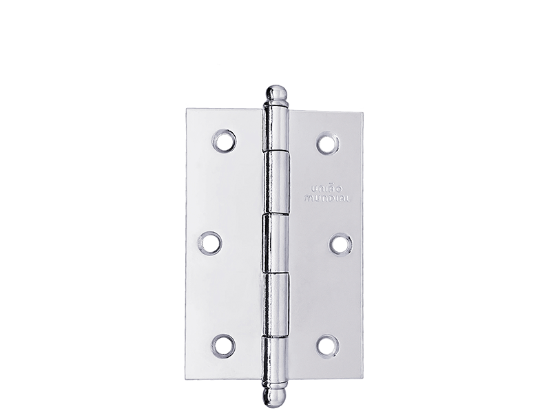 DOBRADIÇA AÇO 3.1/2" X 2.5/16" F.CR. 620504 UNIÃO MUNDIAL