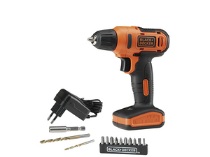 PARAFUSADEIRA/FURADEIRA 12V COM 13 ACESSÓRIOS LD12S-BR BLACK&DECKER