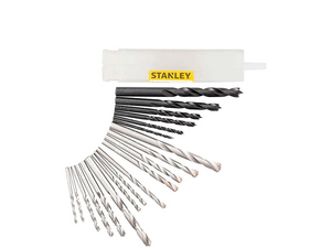 CONJUNTO DE BROCAS MADEIRA/METAL/CONCRETO COM 20 PEÇAS ST5020P STANLEY