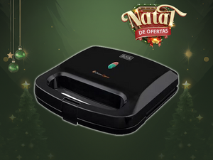 GRILL E SANDUICHEIRA CUISINE EXPERT GS800-B2 PRETO 750W 220V B&D