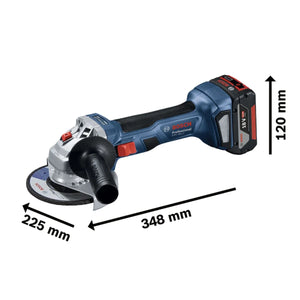 ESMERILHADEIRA ANGULAR 18V 5" GWS-18V10  PSC SEM BATERIA BOSCH