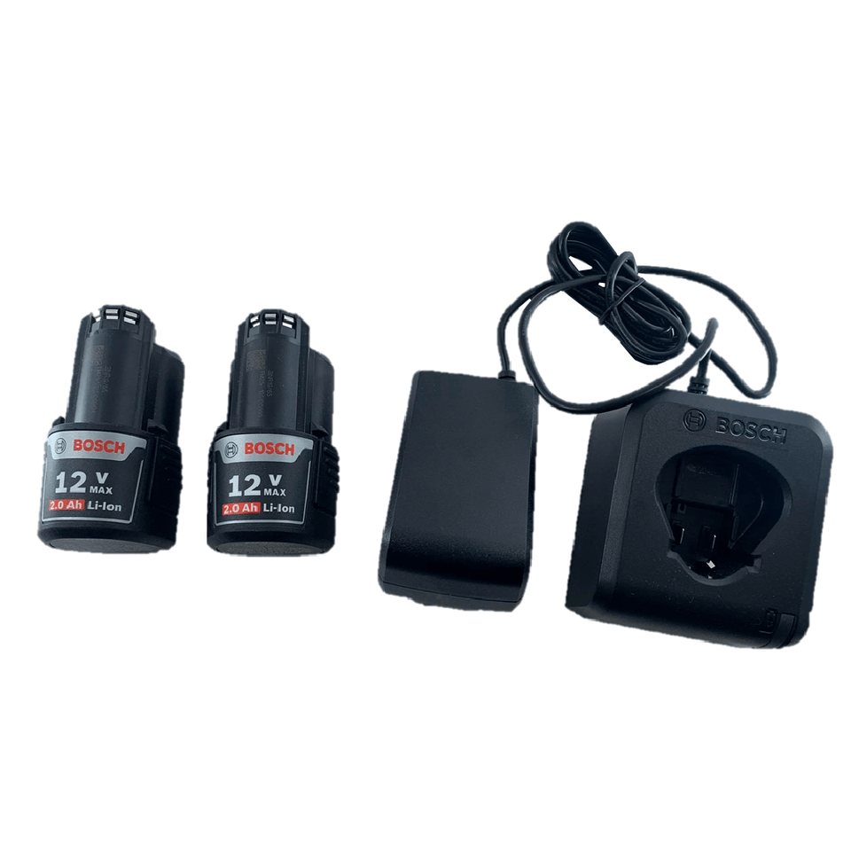 KIT 2 BATERIAS+CARREGADOR 12V GAL 12-20 1600A021KS BOSCH