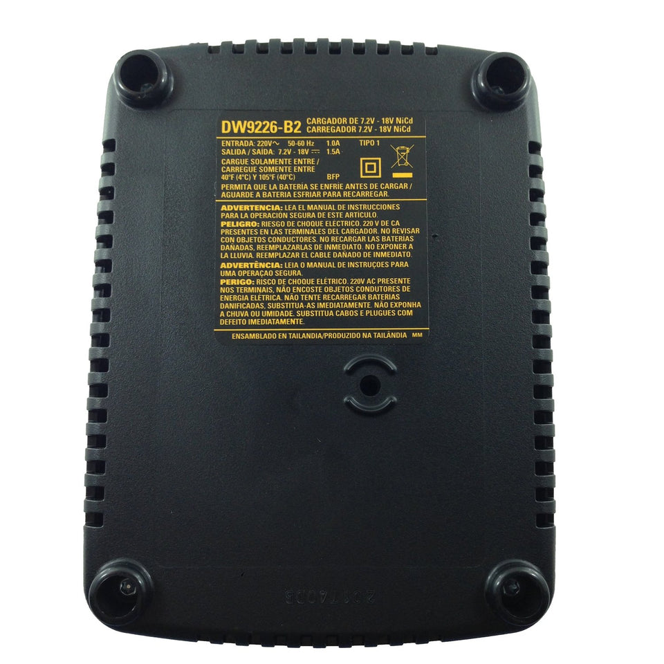 CARREGADOR DE BATERIA 7.2A 18V N364050 220V DEWALT