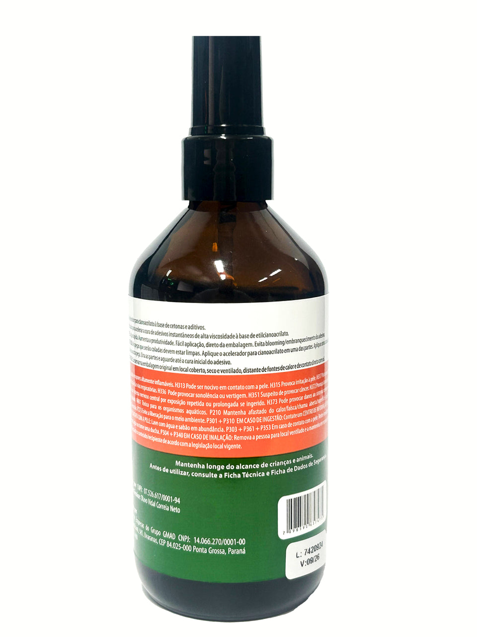 KIT MOVELEIRO ADESIVO INSTÃNTANEO 100G + ACELERADOR 190ML GMAD