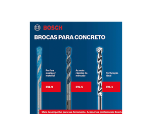 JOGO DE BROCAS MULTIUSO CYL-9 COM 4 PEÇAS 2607018285 BOSCH