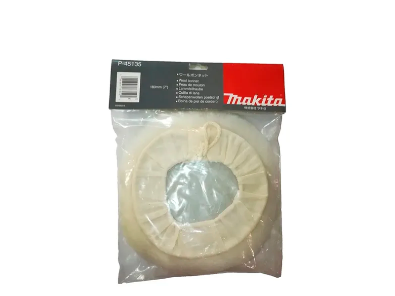 BOINA DE LÃ PARA POLIMENTO 7" 180MM P-45135 MAKITA