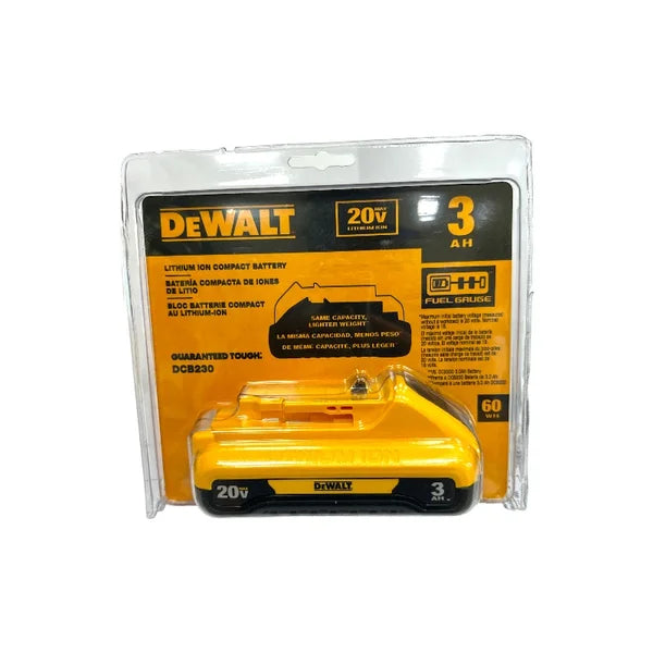 BATERIA 20V MAX 3.0AH COMPACT DCB230 DEWALT