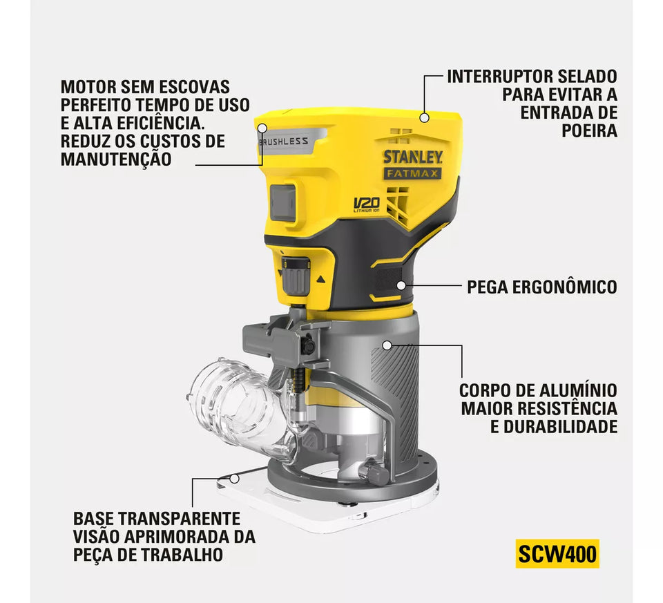 TUPIA COMPACTA 20V SCW400B S/BAT STANLEY