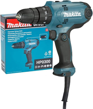 PARAFUSADEIRA / FURADEIRA IMPACTO 3/8" HP0300 220W 220V MAKITA