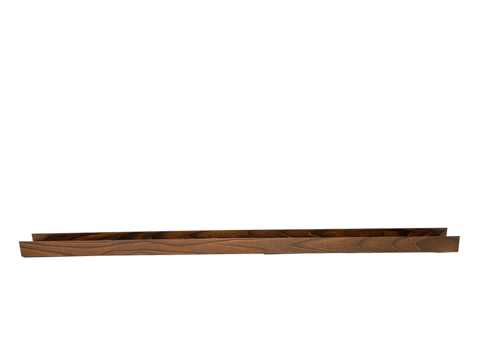 PERFIL DE ALUMÍNIO PARA RODAPÉ ESCURO 80CM 2,7CM JG