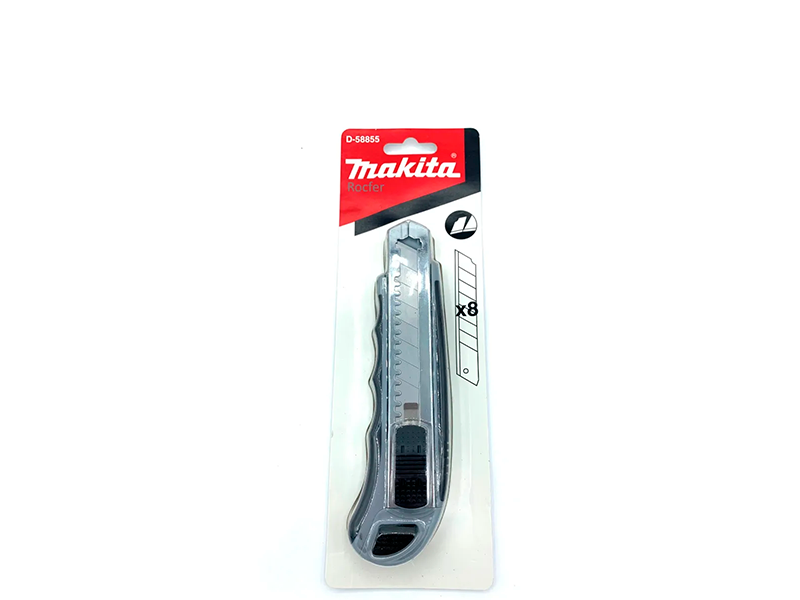 ESTILETE RETRÁTIL COM 8 LÂMINAS D-58855 MAKITA