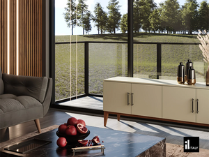 PUXADOR ZIGRINATO IL1580 DOURADO 224MM ITALY LINE