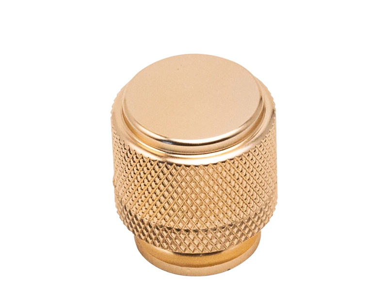 PUXADOR ZIGRINATO IL1580 DOURADO 25X28MM ITALY LINE