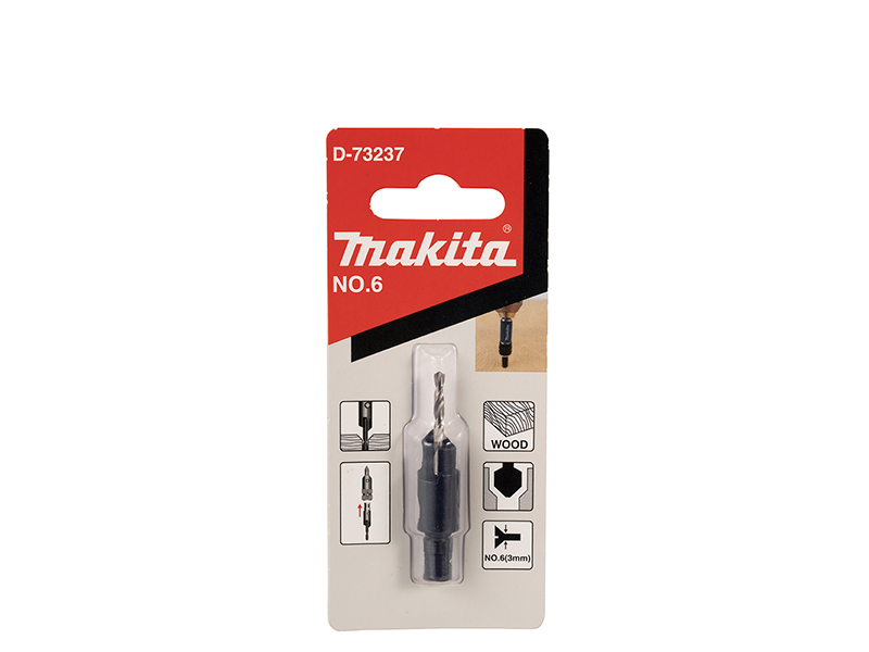 BROCA ESCARIADORA PARA MADEIRA Nº6 D-73237 MAKITA