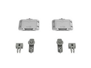 KIT PORTA DE CORRER RO65 PLUS 4002 1 PORTA 60KG SOBREPOR CHAMPAGNE ROMETAL