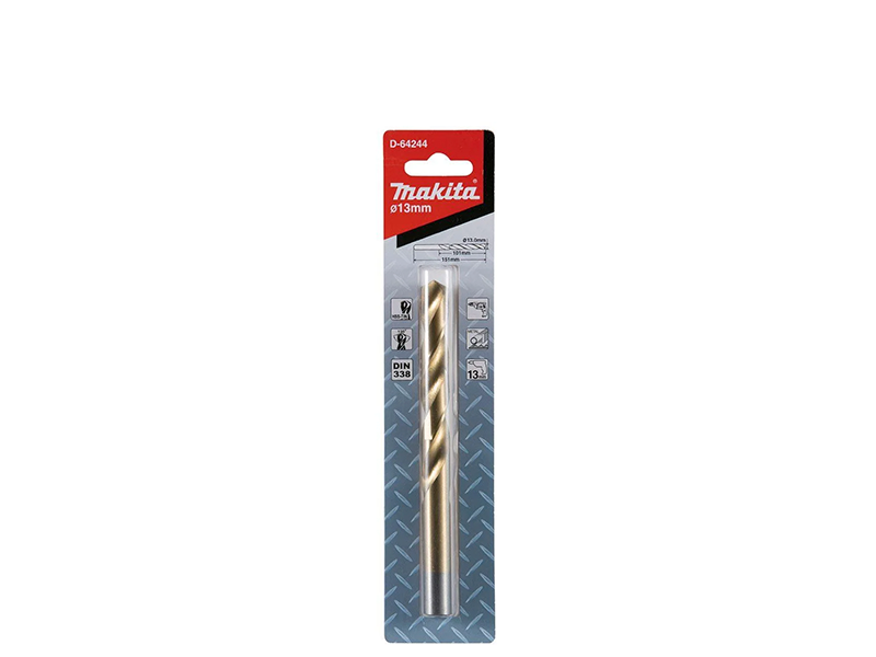 BROCA AÇO RÁPIDO HSS-TIN 13X151MM D-64244 MAKITA