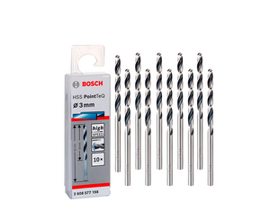 JOGO DE BROCA HSS POINT TEQ 03M 2608577198 COM 10 PEÇAS BOSCH