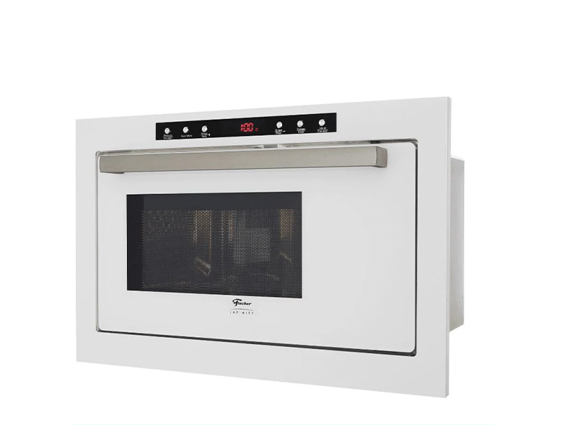 FORNO MICRO-ONDAS EMBUTIR FISCHER 25LT COM GRILL BRANCO 220V 25378.75147