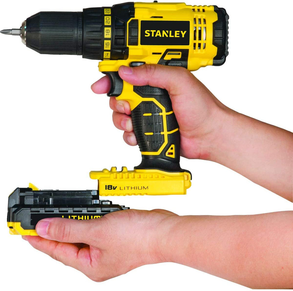 PARAFUSADEIRA/FURADEIRA 20V LI-ION 1/2" SCD20C2K STANLEY