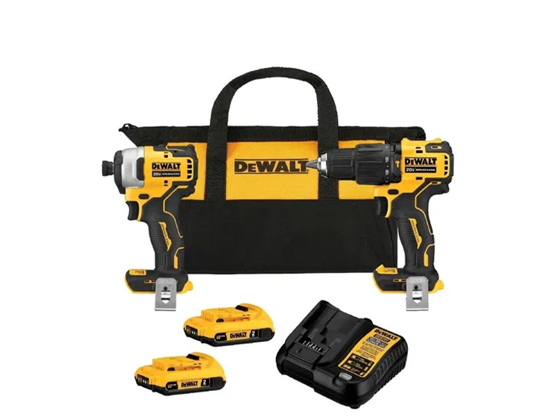 KIT PARAFUSADEIRA/FURADEIRA 20V DCK276D2 COM 2 BATERIAS DEWALT