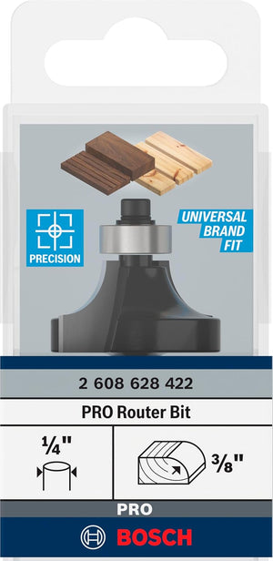 FRESA BORDA DECORATIVA 38MM HASTE 6MM COM ROLAMENTO 2608628458 BOSCH
