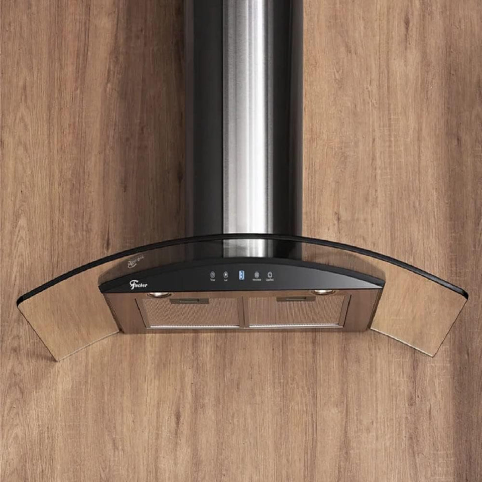 COIFA VIDRO TALENT TOUCH 90CM 16740(17897) 220V FISCHER