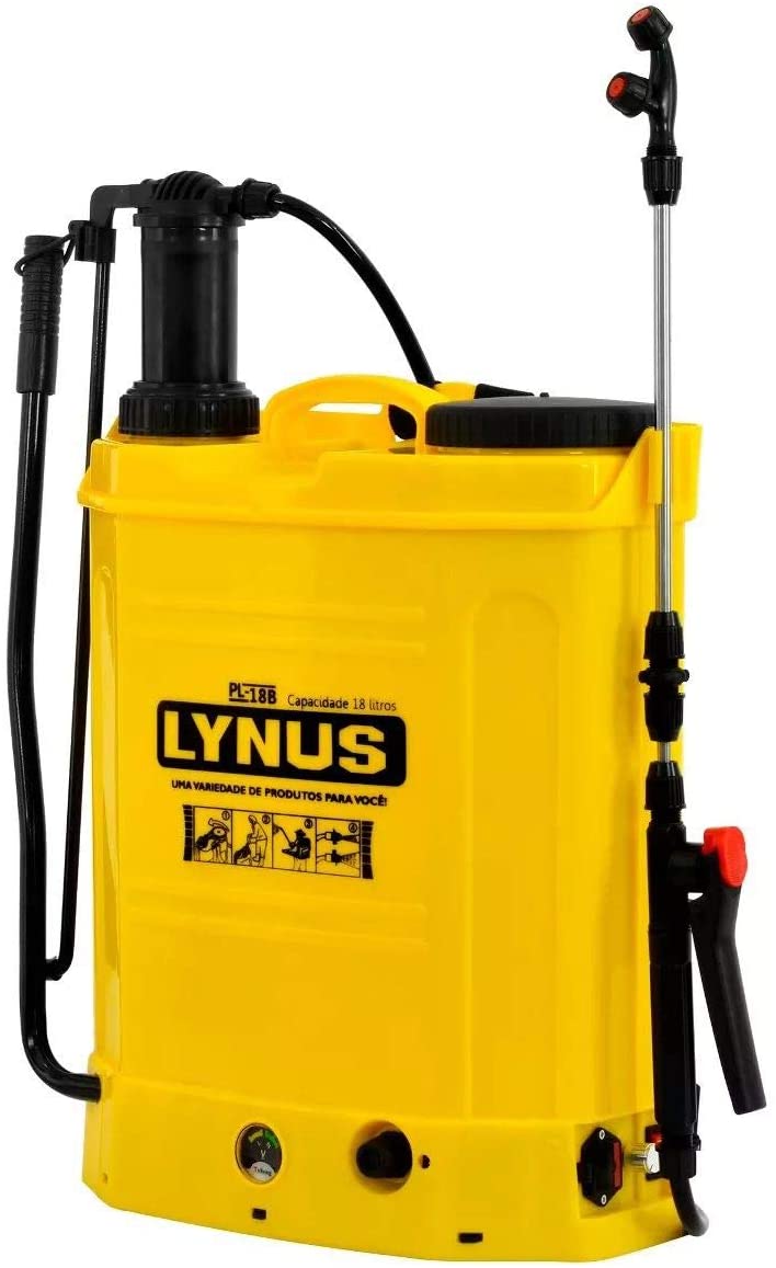 PULVERIZADOR MANUAL A BATERIA PL-18B 18 LITROS 9527.5 LYNUS