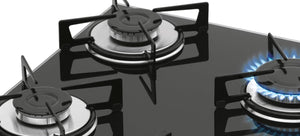 FOGÃO COOKTOP 5Q GÁS MESA DE VIDRO  PRETO 1642(6985) BIVOLT FISCHER