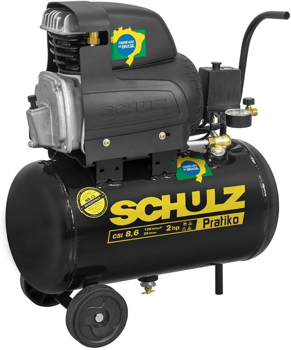 COMPRESSOR SCHULZ CSI- 8.6/25L PRATIKO 2CV