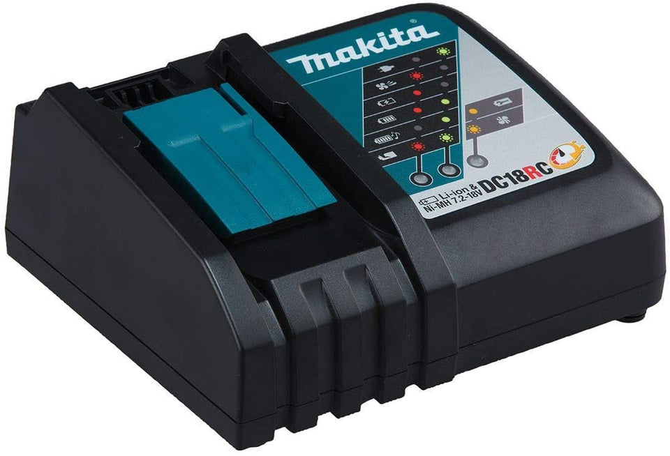 CARREGADOR DE BATERIA 14.4 A 18V DC18RC BIVOLT 197522-0 MAKITA