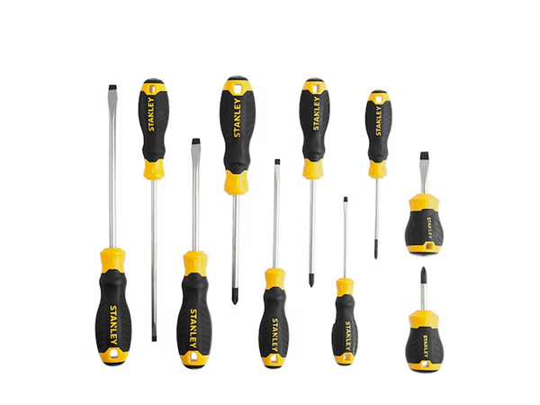 JOGO CHAVES FENDA 10 PEÇAS STMT66676840 STANLEY #