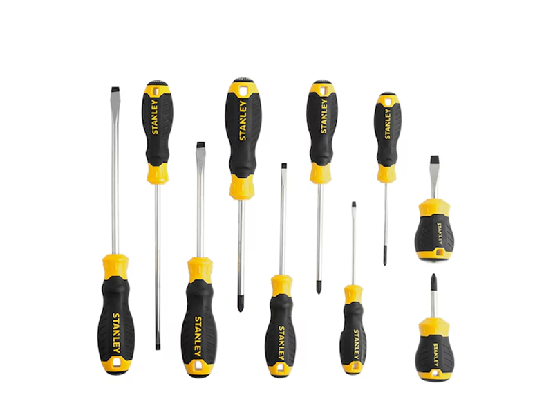 JOGO CHAVES FENDA 10 PEÇAS STMT66676840 STANLEY #