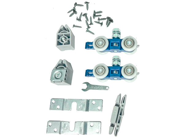 KIT PORTA DE CORRER JP700 V10 FIXAÇÃO TOPO 1 PORTA 100KG DOBREPOR JOELINI