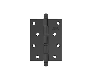 DOBRADIÇA AÇO REFORÇADA 4" X 3" PTO COM ANEL 621906 UNIÃO MUNDIAL