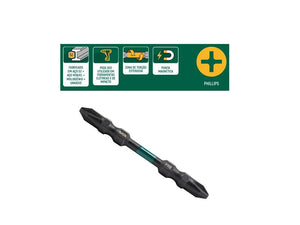JOGO DE BITS DE IMPACTO DUPLO PHILLIPS Nº 2 X 110MM COM 10 PEÇAS ST59812 SATA