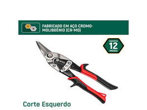 TESOURA CHAPA 10" TIPO AVIAÇÃO ESQUERDO ST93101G SATA