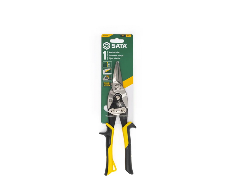 TESOURA CHAPA 10" TIPO AVIAÇÃO RETO ST93103G SATA