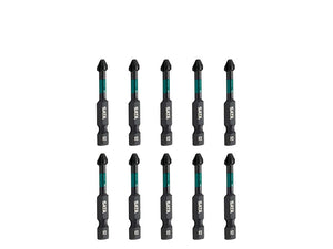 JOGO DE BITS DE IMPACTO PHILLIPS 3" 50MM COM 10 PEÇAS ST59704 SATA