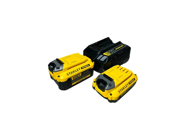 KIT 2 BATERIAS+CARREGADOR+BOLSA 20V SCB224CK-BR STANLEY