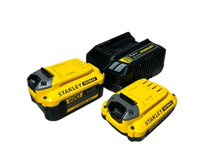 KIT 2 BATERIAS+CARREGADOR+BOLSA 20V SCB224CK-BR STANLEY