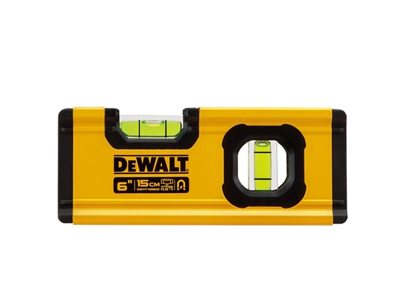 NÍVEL DE ALUMÍNIO 6" 15CM COM 2 BOLHAS DWHT42802 DEWALT
