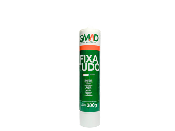 SILICONE FIXA TUDO 380G BRANCO GMAD
