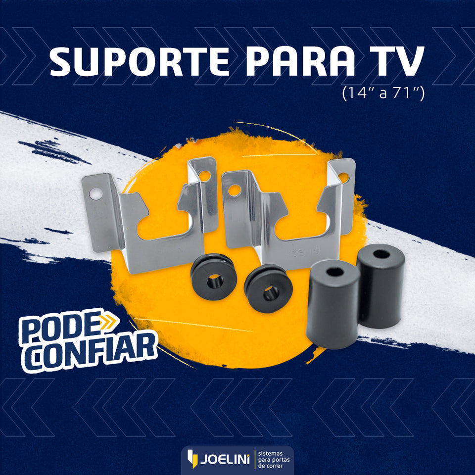 KIT SUPORTE PARA TV 14" A 71" ZINCADO JOELINI