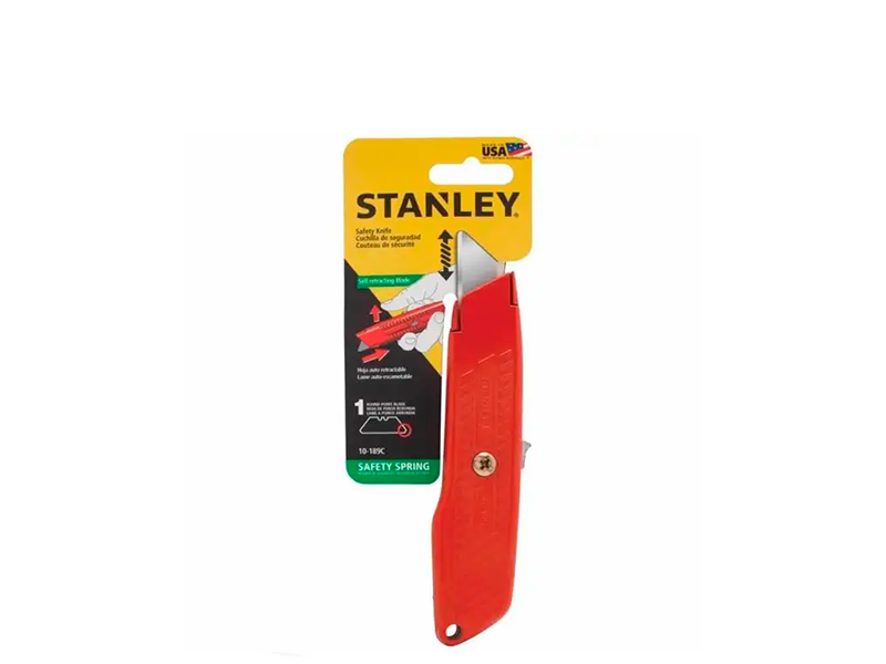ESTILETE RETRÁTIL TRAPEZOIDAL 18MM 10-189C STANLEY