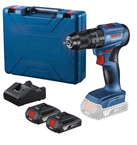 PARAFUSADEIRA/FURADEIRA DE IMPACTO 18V GSB185-LI 2 BATERIAS BOSCH