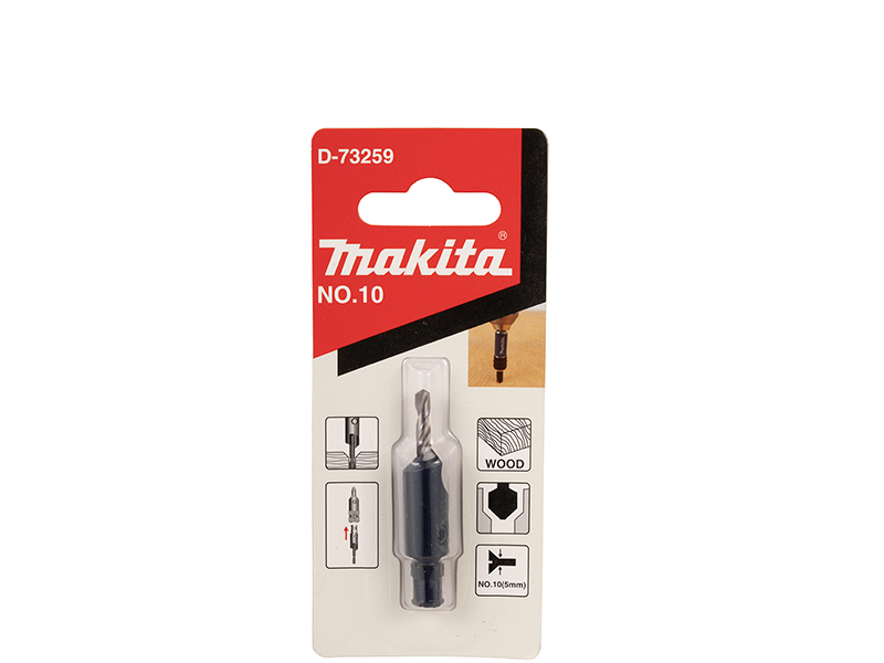 BROCA ESCARIADORA PARA MADEIRA Nº10 D-73259 MAKITA